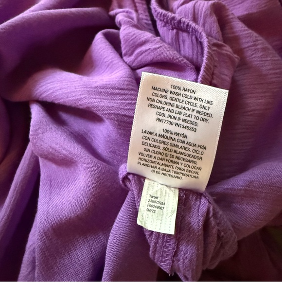 Shade & Shore Purple Cut Out Halter Midi Swim Cover Up Dress Women M NWT - Picture 11 of 11